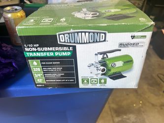 Drummond 1/10 HP Transfer Pump 320 GPH