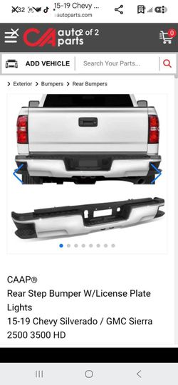Rear Step Bumper W/License Plate Lights
15-19 Chevy Silverado / GMC Sierra 2(contact info removed) HD