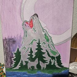 Cuadro pintado a mano se hace cualquier diseño