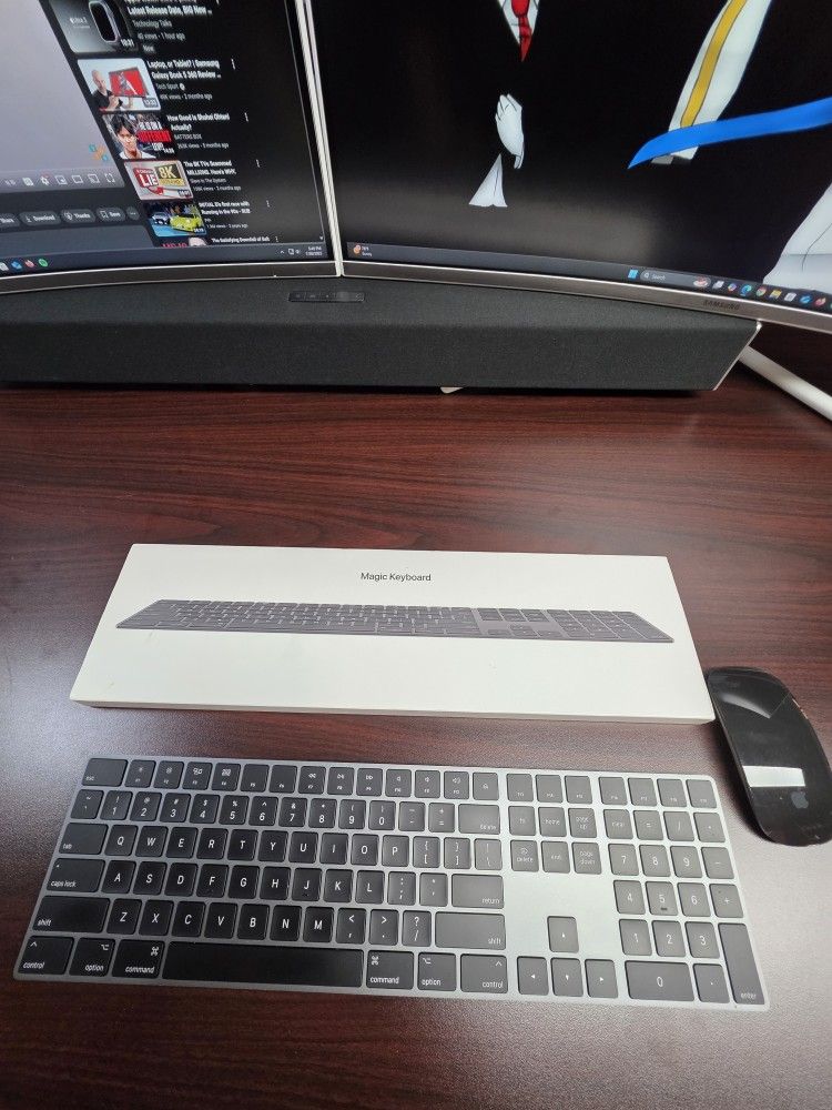 Apple Magic Keyboard and Magic Mouse Black Wireless