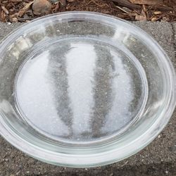 Vintage PYREX Glass Pie Plate Dish #209 Clear 9"