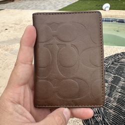 Coach Wallet Brown 