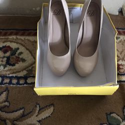Beige And Red High Heels! Good Conditon- $40 Both !!!