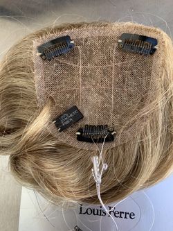 Blonde feels like human Hair topper/toupe/toppette/Bangs