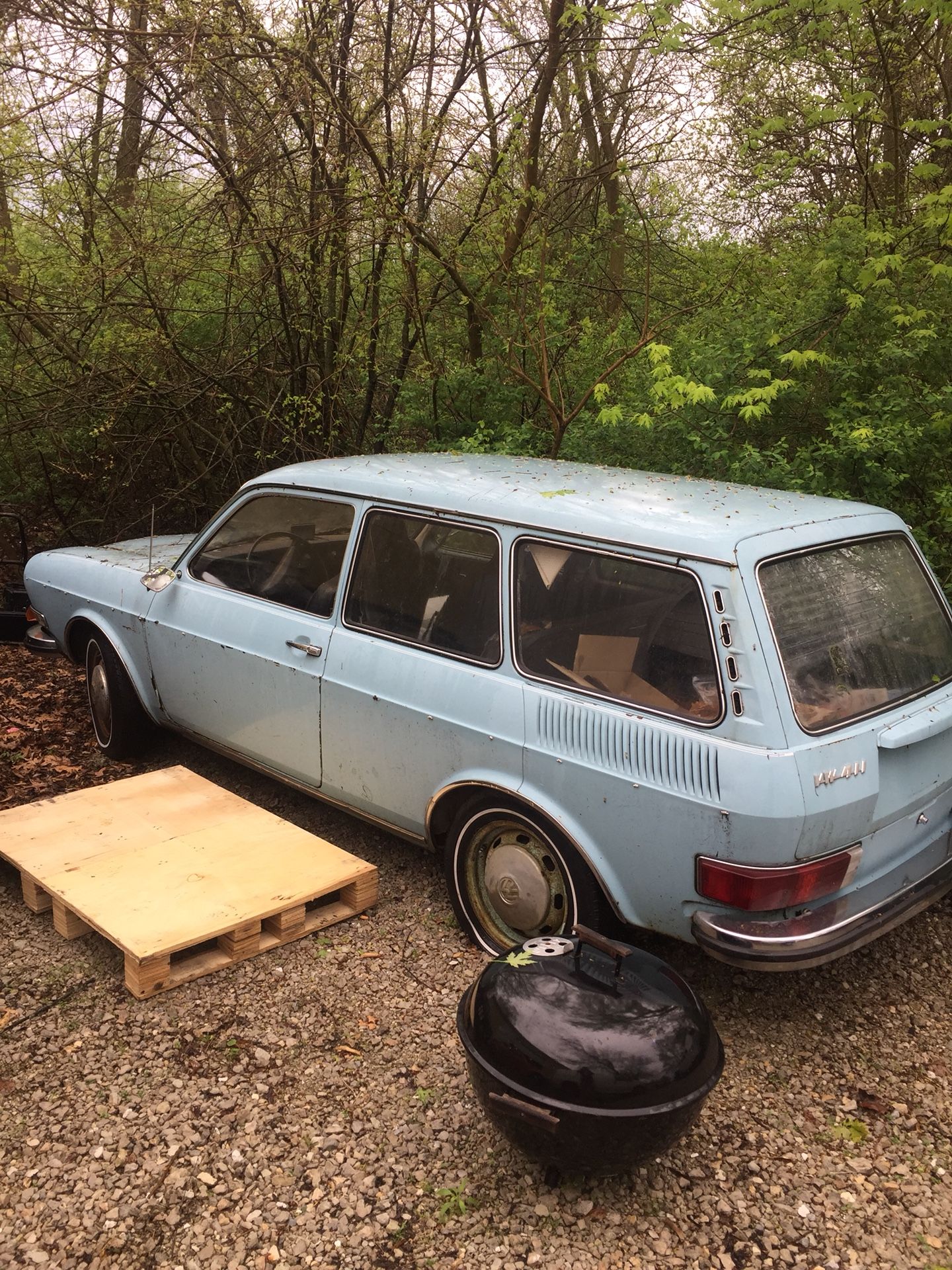 Vintage Volkswagen VW 411 Station Wagon