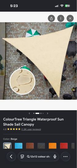 Triangle sun shades (2)