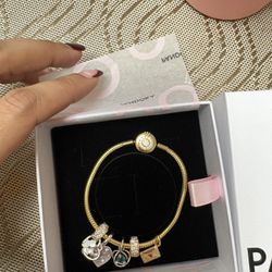 Pandora  Charm Bracelet With Charms