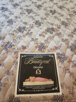 Cal King Simmons Mattress, Box springs, Frame