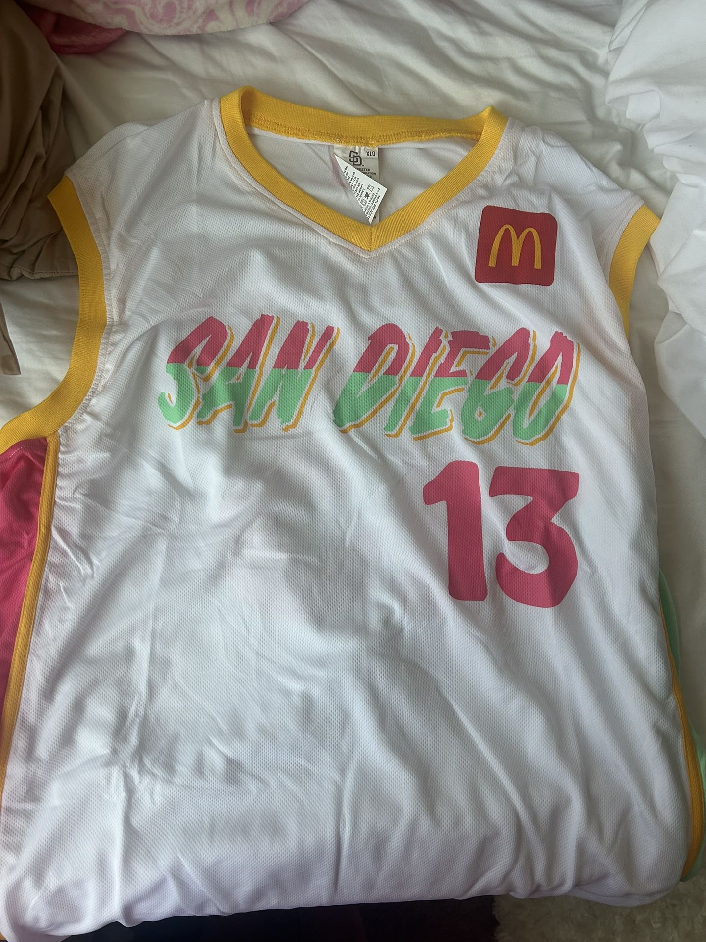 Exclusive Game Day Padres Basketball Style Jersey Sealed 