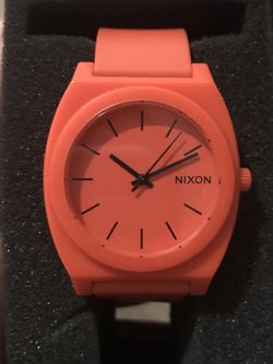 Nixon Time Teller P Watch (Neon Orange)