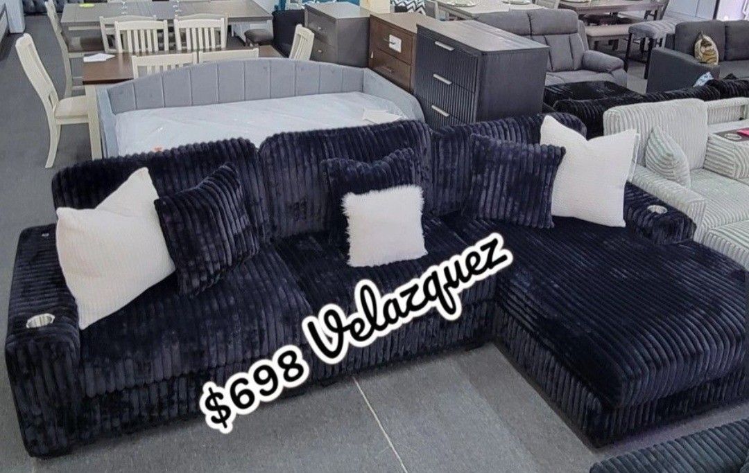 ✅️✅️3 -Piece Black color ✅️Modular Set.