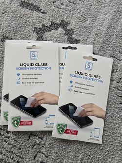Liquid Glass Screen Protector $10 Ea.