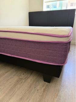 Queen bed and mattress