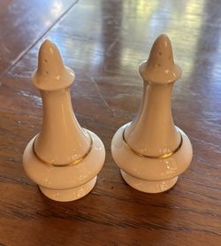 Vintage Lenox Regency Salt and Pepper Shaker Set 