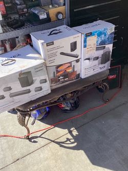 Bluetooth surround sound 3 of them