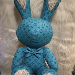 Basket Filler Easter Teal/Rhinestone  15 Inches