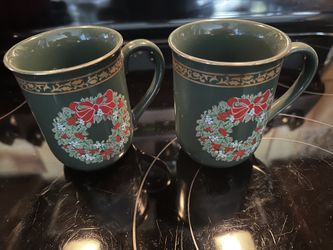2 Christmas Otagiri Mugs - 92124