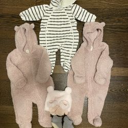 Baby Winter Hooded Bunting/Pram Suits $45