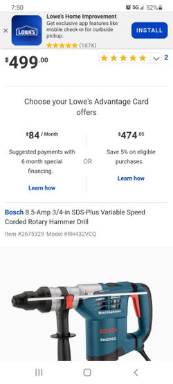 Bosch Rotary Hammer Sds Max