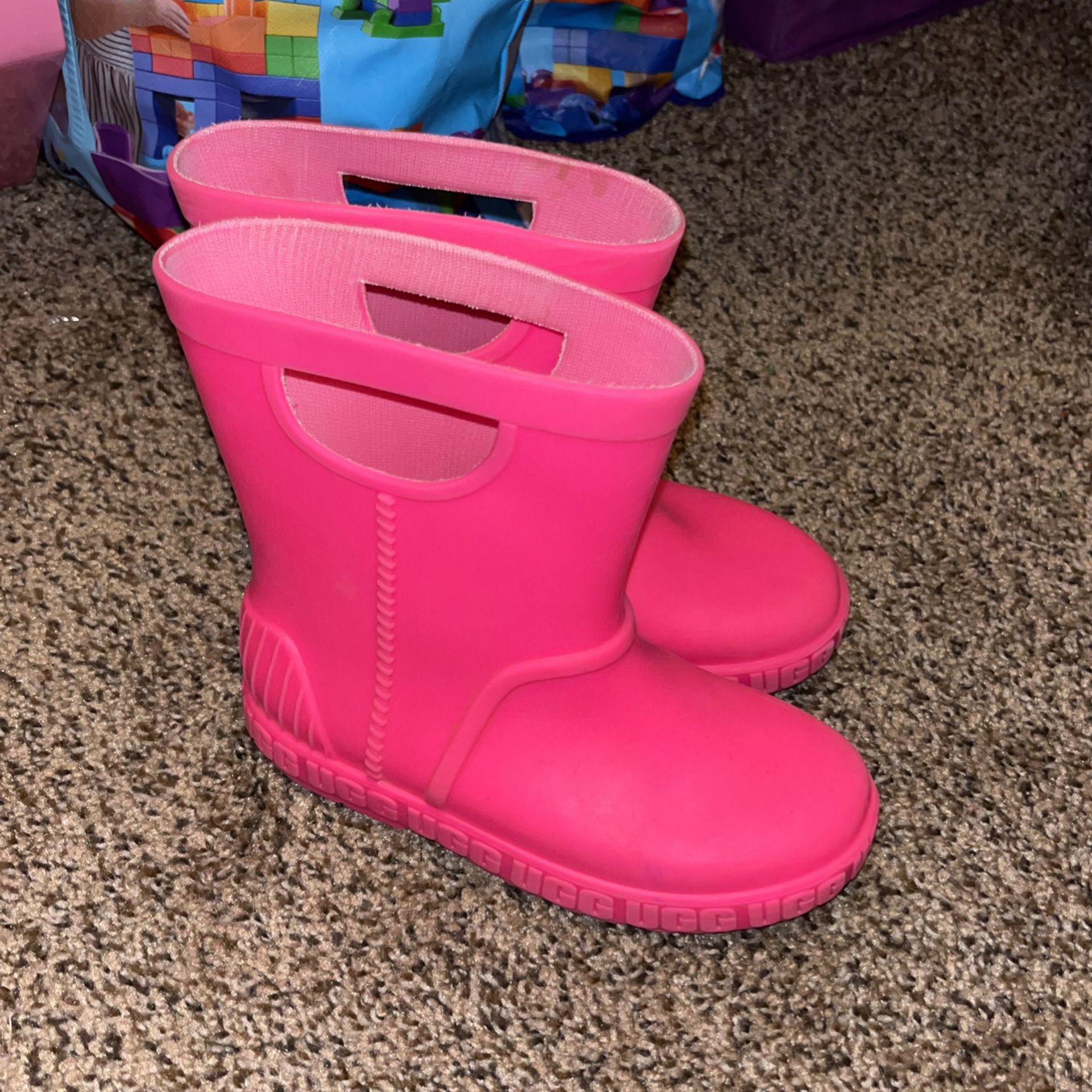 Pink Ugg Rain Boots 