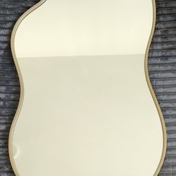Gold Irregular Wall Mirror