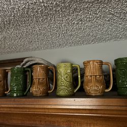 Vintage Tiki Mugs