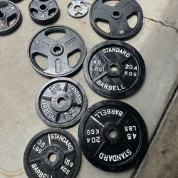 Lifting Weights And Attachments 