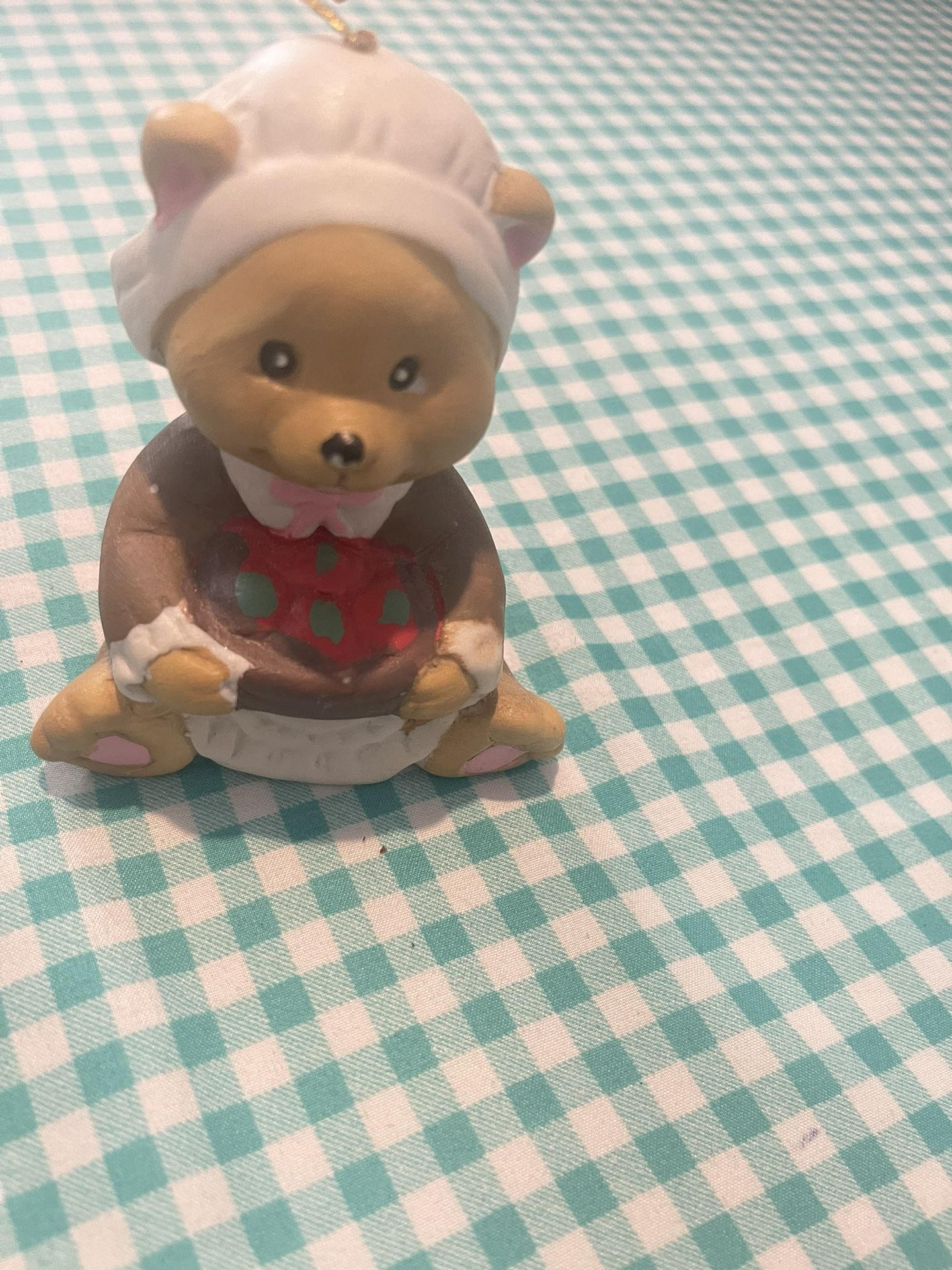 Thanksgiving Bear Bell In Excellent Condition. Original Box Has Wear