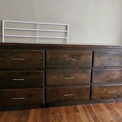 Solid Wood 9 Dresser Drawer 