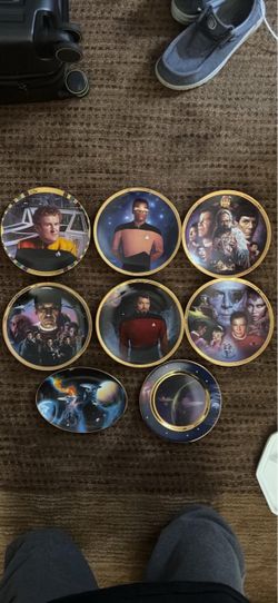 Vintage Hamilton Star Trek plates
