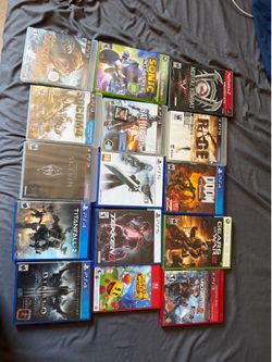 PlayStation, Xbox, and Nintendo games for sell! Message me for prices!