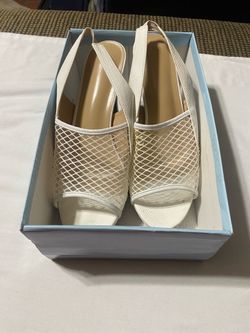 White Guess Kebba Sandals Sling Back Sling Back Size 11 (42)