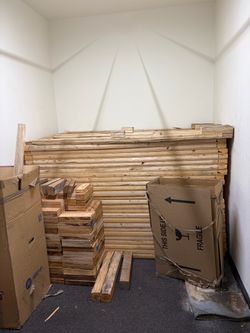 Lot of Used Lumber Wood Boards