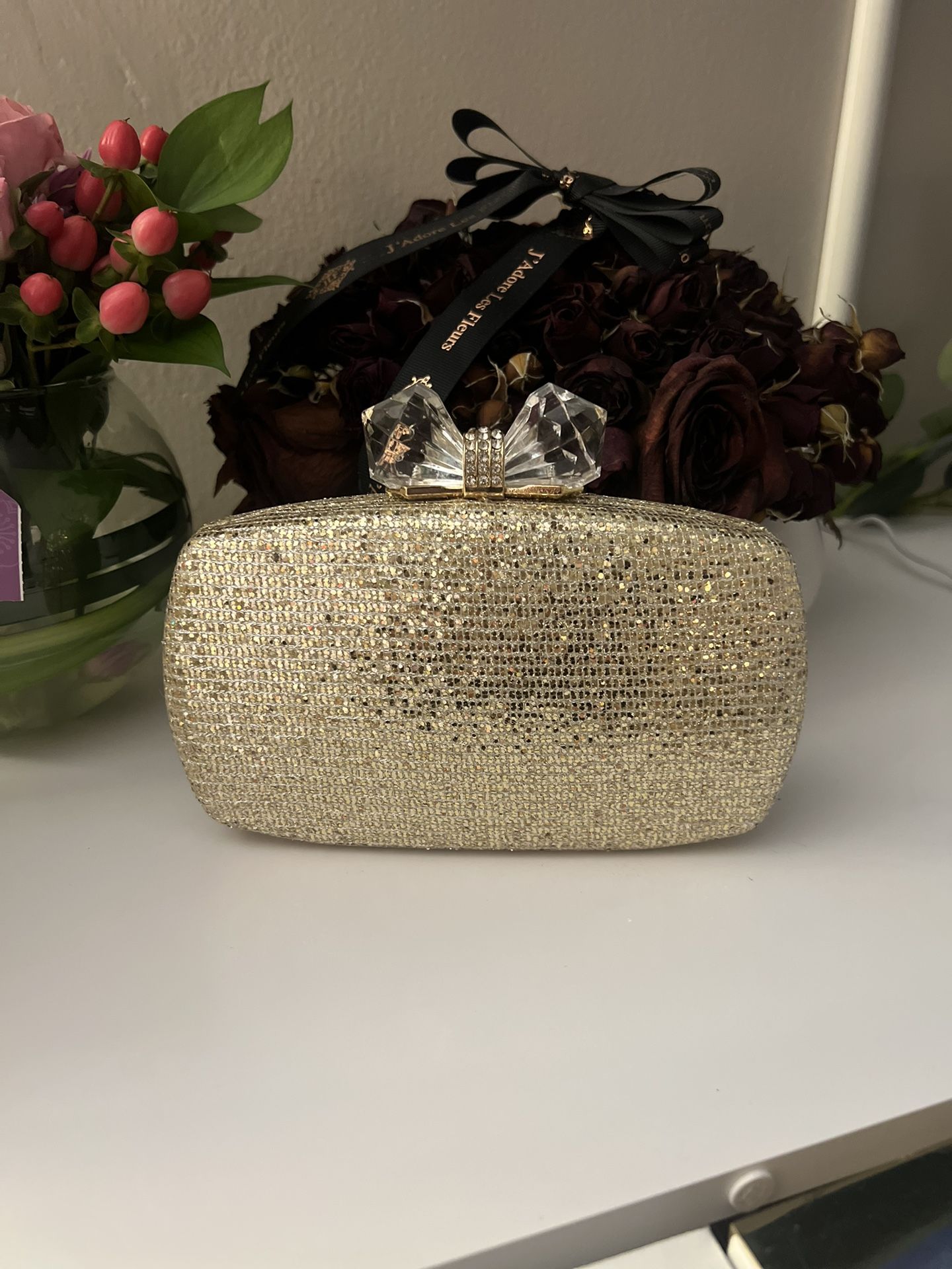 Gold Clutch Bag
