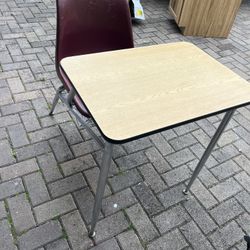 Antique School Chair