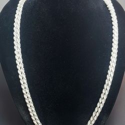 925 Silver Rope Chain 3.2mm 24 Inches 