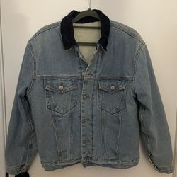 Brandy Melville Sherpa Jean Jacket
