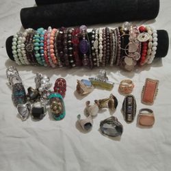 Bracelets And Rings $40 Dlls. All Set. 