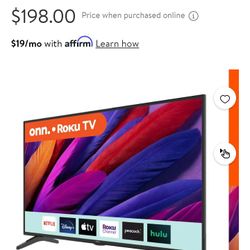 43 Inch Onn Smart TV Roku 1080p