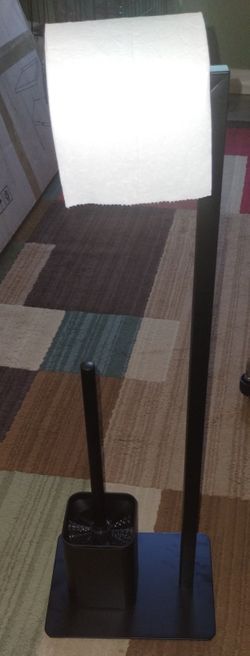 Toilet Brush And Paper Holder 