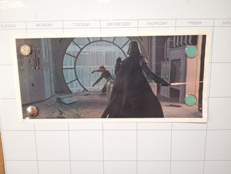Darth Vader And Luke Skywalker Lightsaber Duel, $15, Cloud City, Ralph McQuarrie Vintage Concept Artwork, STAR WARS, ESB,#22