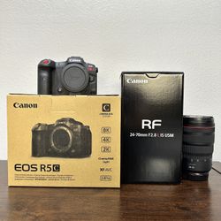Canon R5C With 24-70 2.8 L Lens