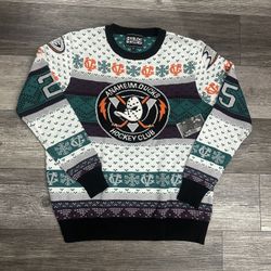 Men’s Violent Gentlemen VG Ugly Christmas Sweater Medium NEW