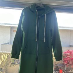 Warm Long Cardigan With Hoodie, Buy It And Get Another One For Free 