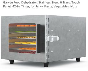 Garvee Food Dehydrator Stainless Steel $240 Brand New in Box