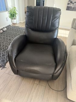 Electric Leather Recliner