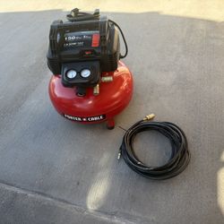 Porte Cable Pancake Compressor 150 Psi, Including Hose Price is Firm Cash Only