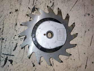 Sears Craftsman 9 3263 Carbide Tipped 7" Adjustable Dado Blade 16 Tooth