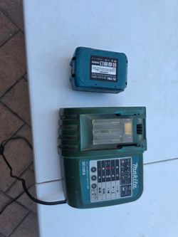 Makita 6.0AH battery and charger