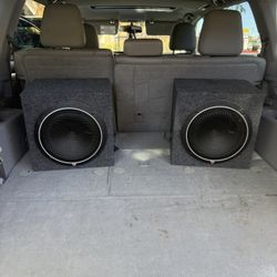 2 10 Inch Subwoofers